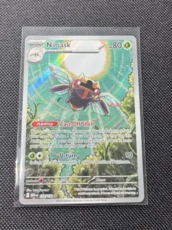 Pokemon TCG Ninjask Illustration Rare Card 137/132 Mega Evolution - Image 1