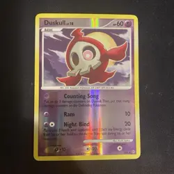 Pokemon Duskull SH2 Reverse Holo 2008 Nintendo Card Stock Basic Ghost Type - Image 1