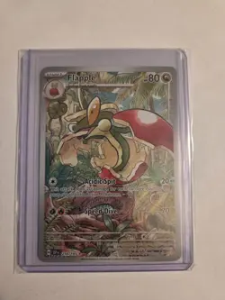 Pokemon TCG Flapple Illustration Rare Holo Card 210/191 Sv08: Surging Sparks - Image 1