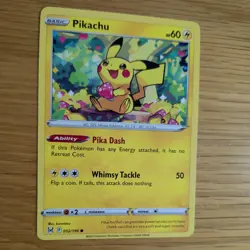 PIKACHU 052/196 POKEMON CARD (LOST ORIGIN SET) - Image 3