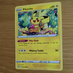 PIKACHU 052/196 POKEMON CARD (LOST ORIGIN SET) - Image 4
