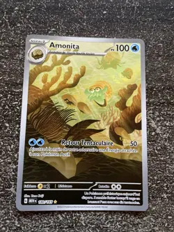 AMONITA FULL ART - POKEMON 180/165 EV3.5 ECARLATE ET VIOLET MEW 151 NEUF FR - Image 1