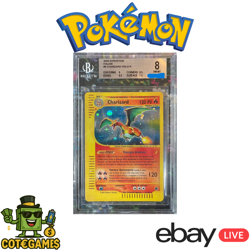 [LIVE] [Rip&Ship] Pokemon TCG CHARIZARD EXPEDITION HOLO BGS 8 - ITA - Image 1