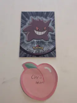 2000 Pokemon Topps Chrome Gengar #94 TV Animation Edition + Haunter #93 + Gastly - Image 1