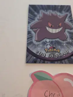 2000 Pokemon Topps Chrome Gengar #94 TV Animation Edition + Haunter #93 + Gastly - Image 2