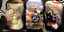 3x! Pokemon TCG Ascended Hero White Flare Black Bolt sealed Mini Tin set - Image 1