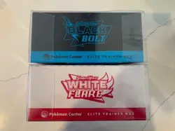 POKEMON CENTER ETBs Scarlet and Violet Black Bolt/White Flare ETBs SEALED NEW - Image 2