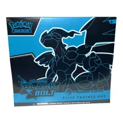 Pokemon TCG Black Bolt Pokemon Center Exclusive Elite Trainer Box ETB SEALED - Image 1