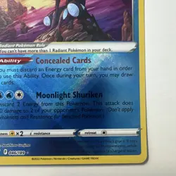 Greninja 046/189 Rare Pokemon TCGAstral Radiance Holo Radiant Pokemon TCG - Image 4