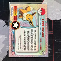 Pokemon 2000 - Eevee #133 Foil - Topps TV Animation Edition Blue Label LP - Image 3