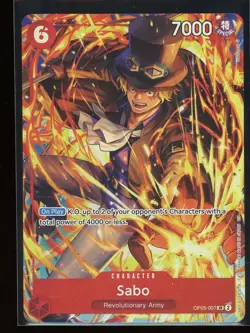 Sabo One Piece OP-PR Illustration Box Vol.5 Super Rare Holo #007 - Image 1
