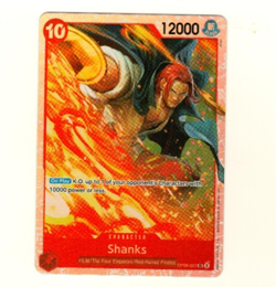Shanks OP06-007 Premium Booster Reprint Foil Super Rare One Piece Trading Card - Image 1