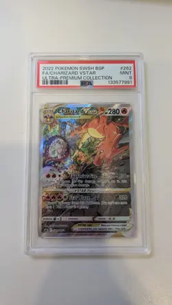 Charizard VStar SWSH262 PSA 9 Pokemon TCG SWSH Sword & Shield Promo Cards - Image 1