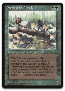 People of the Woods (LP) The Dark DRK Magic MTG - Image 1
