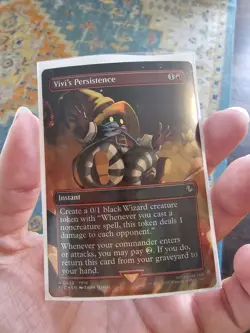 Vivi's Persistence (Borderless) Commander: Final Fantasy Foil - Image 1