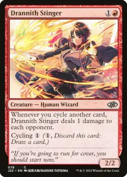 MTG - Drannith Stinger - Anime Art - J22 - Magic the Gathering - Image 1