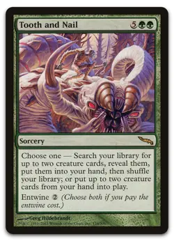 Tooth and Nail #134 (NM) Mirrodin MRD Magic MTG - Image 1
