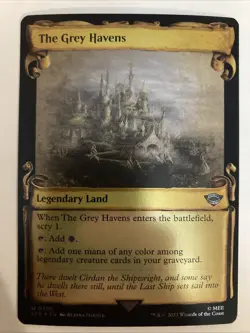 The Grey Havens U Showcase Scrolls Foil 0706 | LTR The Lord of the Rings | MTG - Image 1