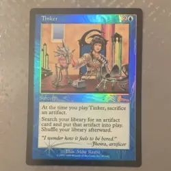 Magic: The Gathering Tinker Sorcery Urza's Legacy Uncommon Foil 45 1999 Raabe - Image 1