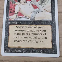 Sacrifice Revised Edition MTG Regular Lightly Played - Image 3