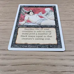 Sacrifice Revised Edition MTG Regular Lightly Played - Image 4