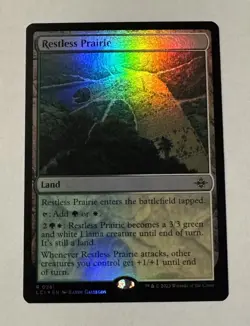 MTG - Restless Prairie FOIL - Lost Caverns of Ixalan LP - Image 1