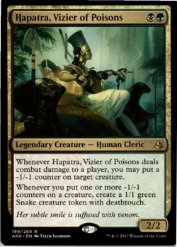 Hapatra, Vizier of Poisons R Amonkhet 199 NM MTG x1 - Image 1