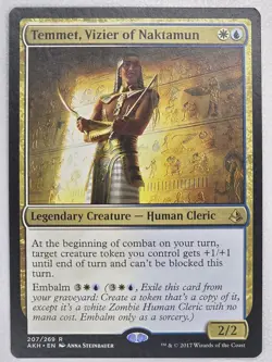 Temmet, Vizier of Naktamun - 207 - Amonkhet - MTG X1 - Image 1