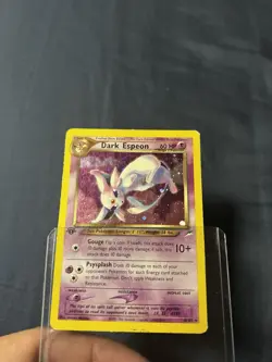 Dark Espeon 1st Edition Neo Destiny Holo Rare Pokemon - Image 3