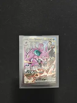 Pokemon TCG Team Rocket's Nidoking ex 233/182 Sv10: Destined Rivals Holo - Image 1