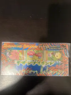 Nintendo Pokemon TCG Southern Islands Promo Japanese Sealed Pack 3 Cards - Image 1