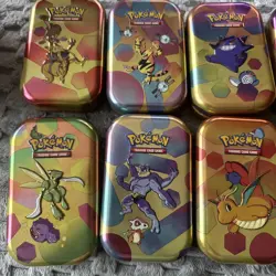 10 Pokemon 151 Mini Tins - Empty - Coins and 1 card only - Image 3