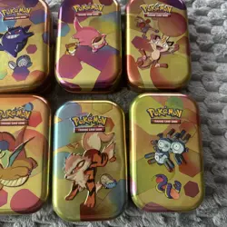 10 Pokemon 151 Mini Tins - Empty - Coins and 1 card only - Image 5