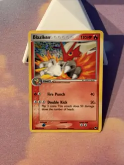 Blaziken 1/17 Holo Rare Pokemon TCG POP Series 1 Card NM Near Mint Sinnoh Fire - Image 1