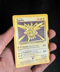 Pokemon Zapdos Set Base Eng 16/102 Holo Rare No Psa Bgs - Image 3