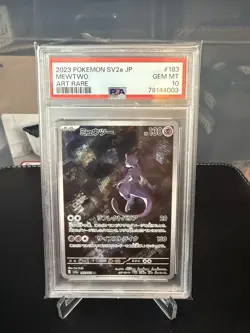 2023 Pokemon SV2a Card 151 Mewtwo Art Rare Holo #183 Japanese PSA 10 - Image 1