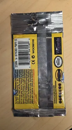 Pokemon Base Set Booster Pack Blastoise Artwork Sealed 11 Cards (HEAVY) - Image 2