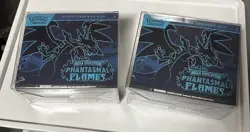 Pokemon TCG Phantasmal Flames ETB New / Factory Sealed Lot of 2 With Tear - Image 1