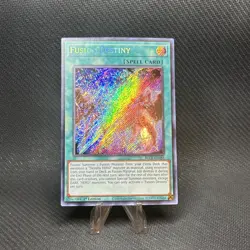 YuGiOh BLCR-EN088 Fusion Destiny Secret Rare Crystal Revenge - Image 1
