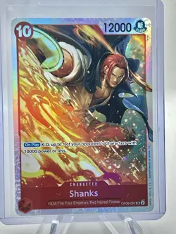 One Piece CCG Wings of the Captain Foil Super Rare #OP06-007 Shanks - Image 1
