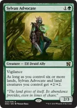 4x Sylvan Advocate NM-Mint, English Duel Decks: Elves vs. Inventors MTG Magic - Image 1
