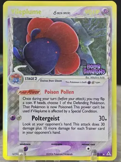 Pokemon Card TCG Vileplume Holon Phantoms 17/110 Reverse Holo Rare Stamped 2006 - Image 5