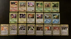 Pokemon Gym Heroes UNCOMMON Lot - Near Mint - Image 1