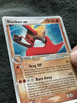 Pokemon TCG Blaziken EX Holo Ultra Rare Card 90/100 EX Crystal Guardians 2006 - Image 2