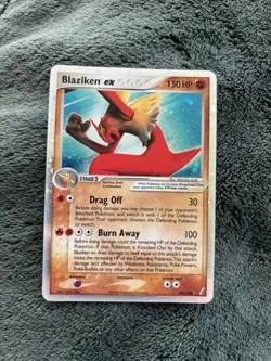 Pokemon TCG Blaziken EX Holo Ultra Rare Card 90/100 EX Crystal Guardians 2006 - Image 4