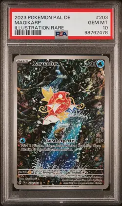 2023 Pokemon Entwicklung In Paldea Karpador PSA 10 Gem Mint #203 Deutsch - Image 2