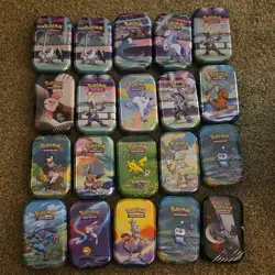 20x Pokemon TCG Mini Tins (EMPTY NO CARDS) - Image 1
