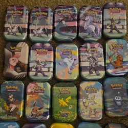 20x Pokemon TCG Mini Tins (EMPTY NO CARDS) - Image 2