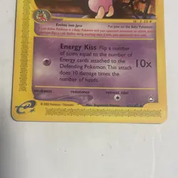 Smoochum 61/147 Aquapolis Pokemon Card - Image 3