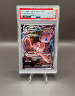 2022 POKEMON JPN SWORD & SHIELD VSTAR UNIVERSE #054 FULL ART/MEW VMAX PSA 10 - Image 1